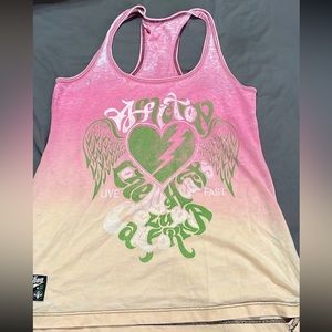 Affliction cover up/tank top.  Size large.